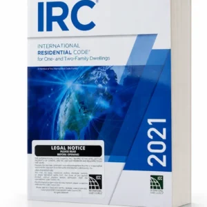 2021 IRC — International Residential Code for One- and Two-Family Dwellings, Softcover — cover