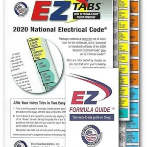 2020 NEC EZ Tabs — Color-Coded Index Tabs — cover