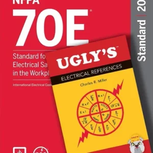 NFPA 70E 2024 + Ugly’s Electrical References 2023 — Two-Book Set — cover