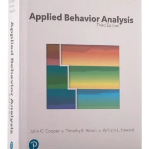 Applied Behavior Analysis — 3rd Edition, Cooper, Heron & Heward — cover