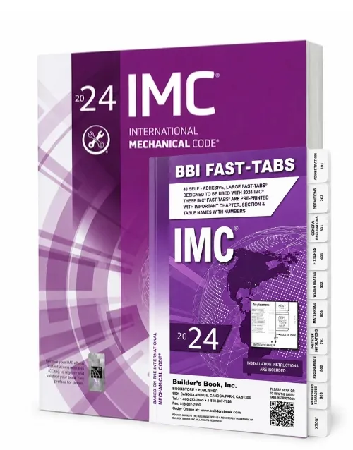 2024 IMC — International Mechanical Code, Softcover + Fast Tabs — cover