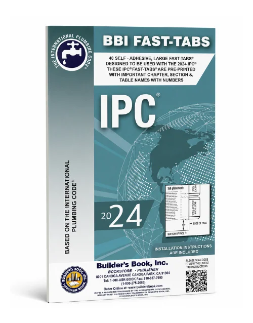 2024 IPC BBI Fast-Tabs — Plumbing Code Index Tabs — cover