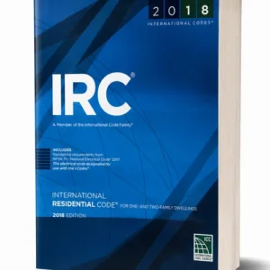2018 IRC — International Residential Code for One- and Two-Family Dwellings, Softcover — cover