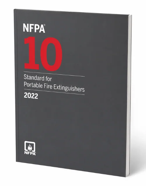 2022 NFPA 10 — Standard for Portable Fire Extinguishers, Paperback — cover