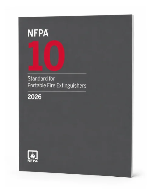 2026 NFPA 10 — Standard for Portable Fire Extinguishers, Paperback — cover