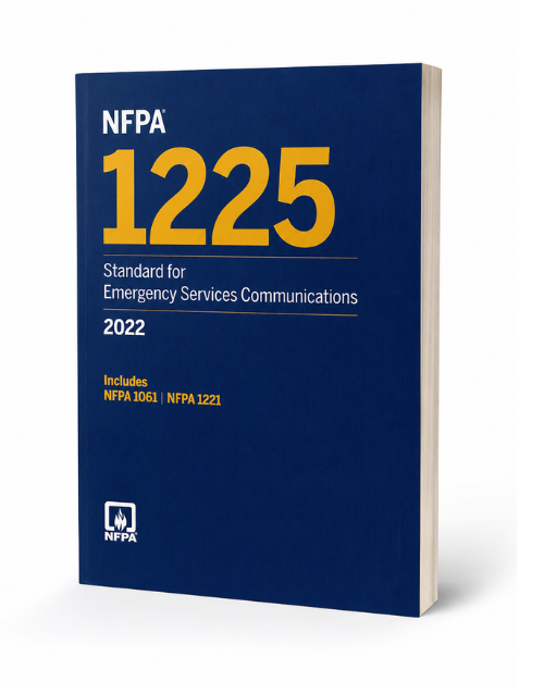 2022 NFPA 1225 — Standard for Emergency Services Communications, Paperback — cover