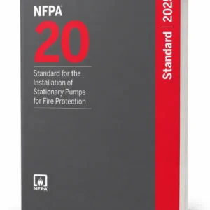 2025 NFPA 20 — Standard for the Installation of Stationary Pumps for Fire Protection, Paperback — cover
