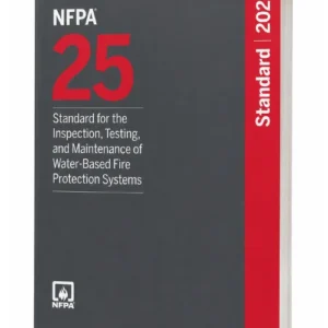 2026 NFPA 25 — Standard for the Inspection, Testing, and Maintenance of Water-Based Fire Protection Systems, Paperback — cover