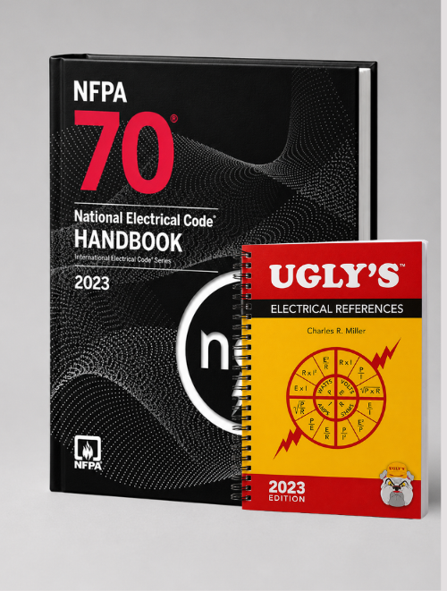 2023 NEC Handbook — Hardcover + Ugly’s Electrical References 2023 — cover