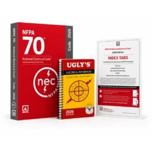 2026 NEC National Electrical Code — Paperback + Ugly’s Electrical References 2026 + Index Tabs — cover