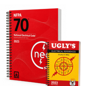 2023 NEC National Electrical Code — Spiral-bound + Ugly’s Electrical References 2023 — cover